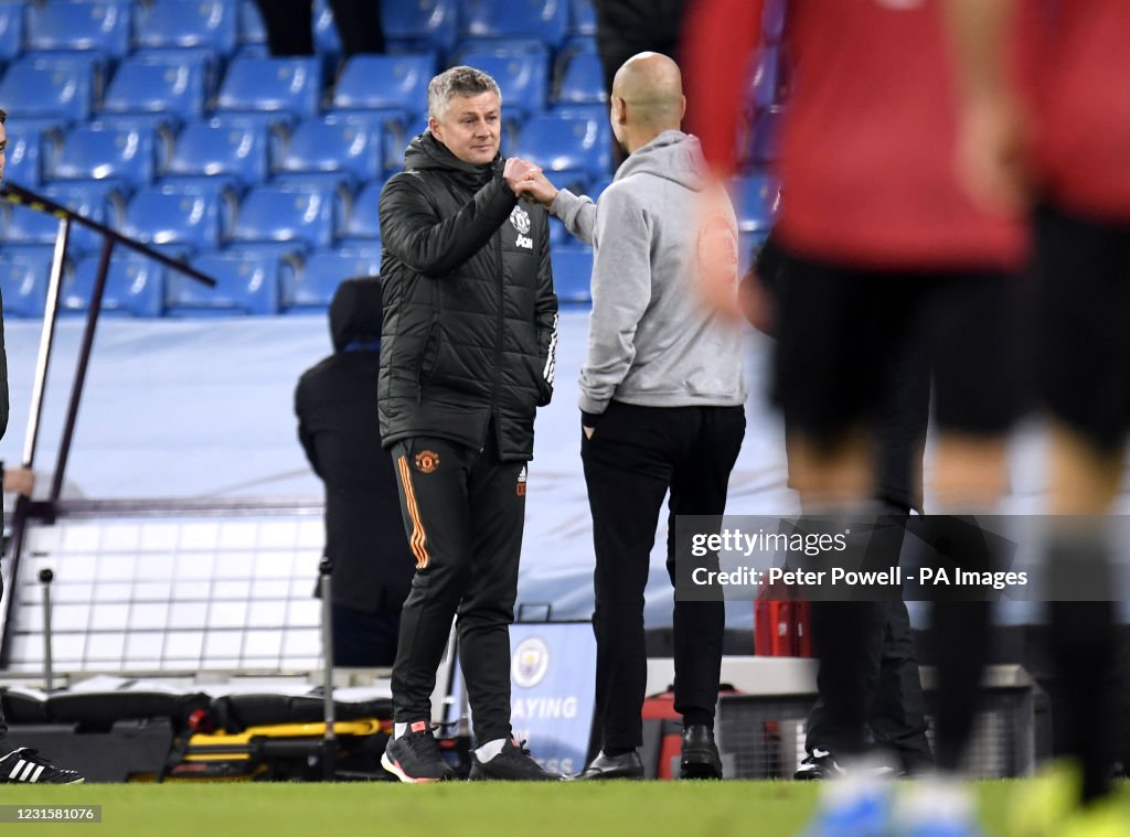 Manchester City v Manchester United - Premier League - Etihad Stadium