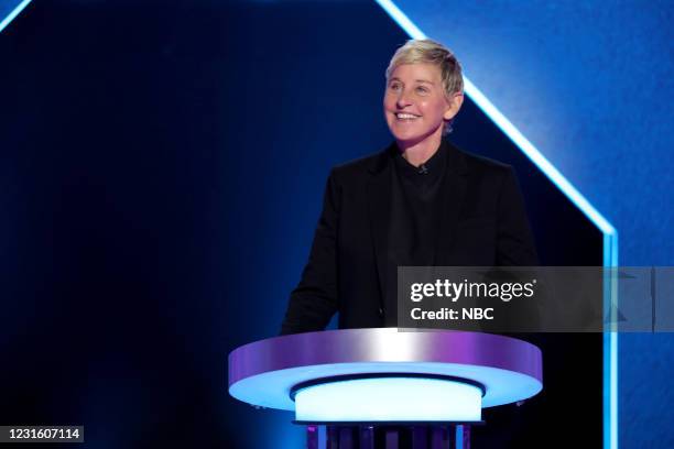 All I Do Is Twin" Episode 404 -- Pictured: Ellen DeGeneres --