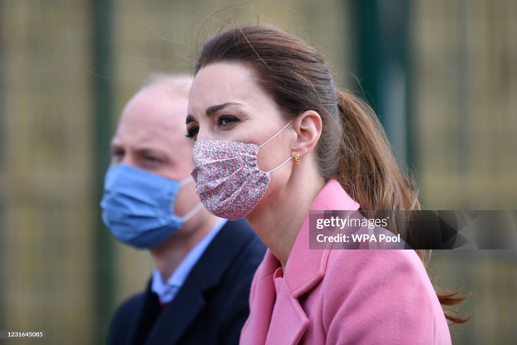 The Duke And Duchess Of Cambridge Visit School 21 In Stratford