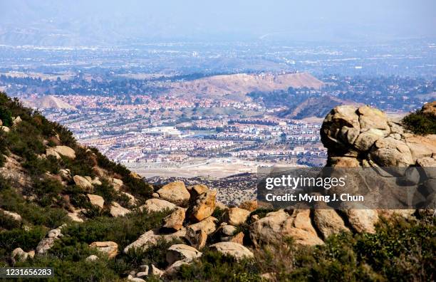 View of the San Fernando Valley from Rocky Peak Road near the Los Angeles County Ventura County line. Photographed on Thursday, Feb. 11, 2021 in Simi...