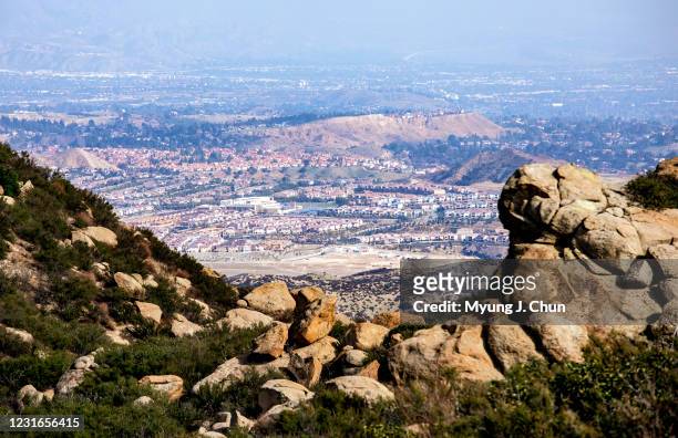 View of the San Fernando Valley from Rocky Peak Road near the Los Angeles County Ventura County line. Photographed on Thursday, Feb. 11, 2021 in Simi...