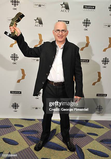 Winner Stephen Reizes attends the 26th Annual Gemini Awards - Industry Gala at the Metro Toronto Convention Centre on August 31, 2011 in Toronto,...