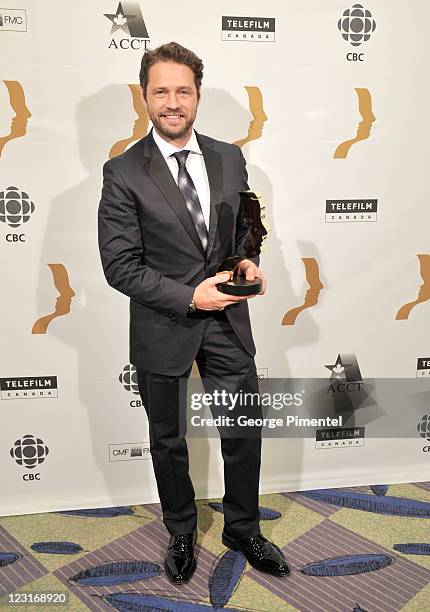 Jason Priestley attends the 26th Annual Gemini Awards - Industry Gala at the Metro Toronto Convention Centre on August 31, 2011 in Toronto, Canada.