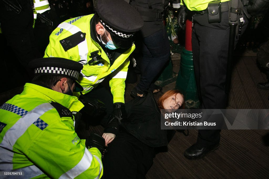 Vigil For Murdered Sarah Everard On Clapham Common London