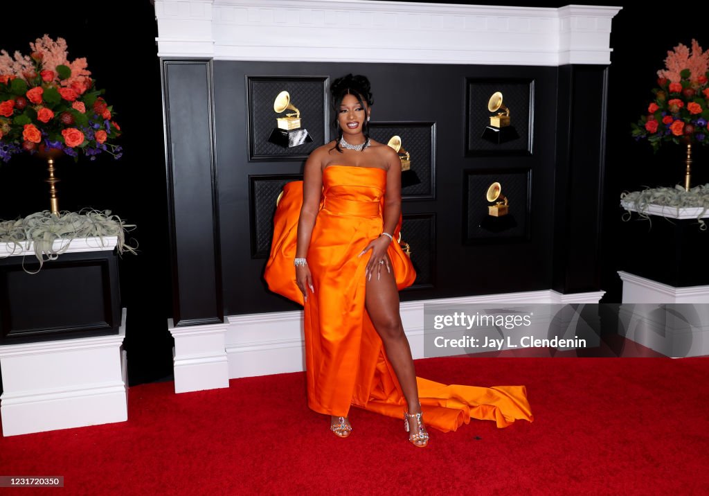 Megan Thee Stallion On The Red Carpet At The 63rd Annual Grammy News megan-thee-stallion-on-the-red-carpet-at-the-63rd-annual-grammy-news