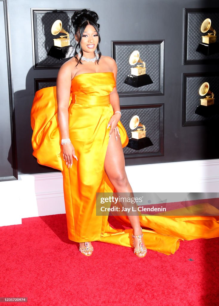 Megan Thee Stallion On The Red Carpet At The 63rd Annual Grammy News megan-thee-stallion-on-the-red-carpet-at-the-63rd-annual-grammy-news
