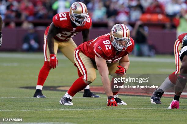 San Francisco 49ers tight end Nate Byham during the NFL regular season game between the Philadelphia Eagles and the San Francisco 49ers at...