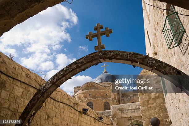 holy sepulchre - church of the holy sepulchre 個照片及圖片檔
