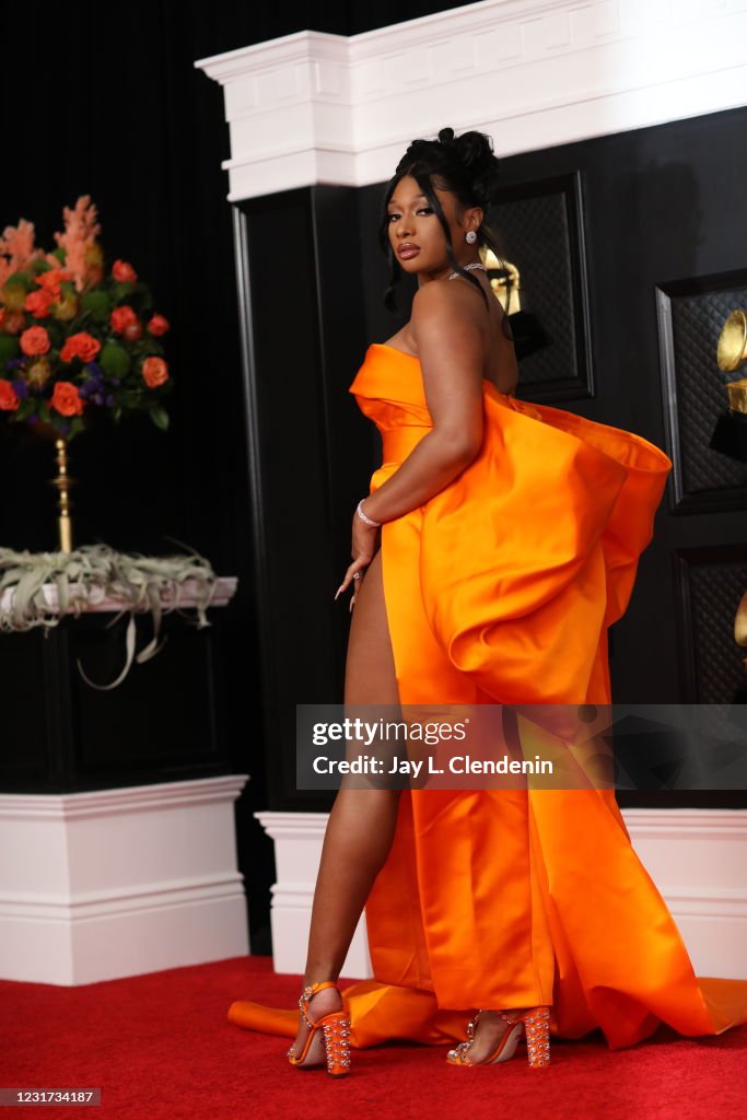 Megan Thee Stallion On The Red Carpet At The 63rd Annual Grammy News megan-thee-stallion-on-the-red-carpet-at-the-63rd-annual-grammy-news