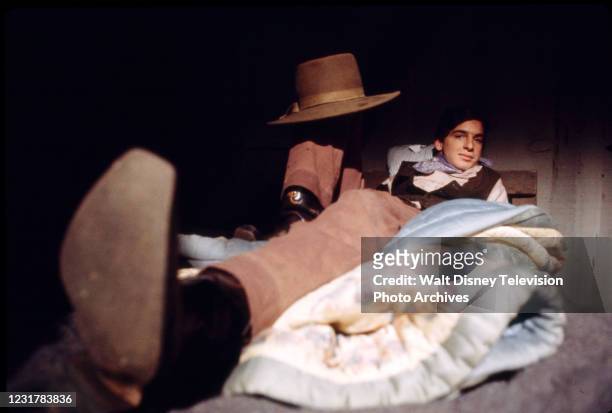 Robert Carradine appearing in the ABC tv series 'The Cowboys', episode 'Death on a Fast Horse', shot at the Empire Ranch.