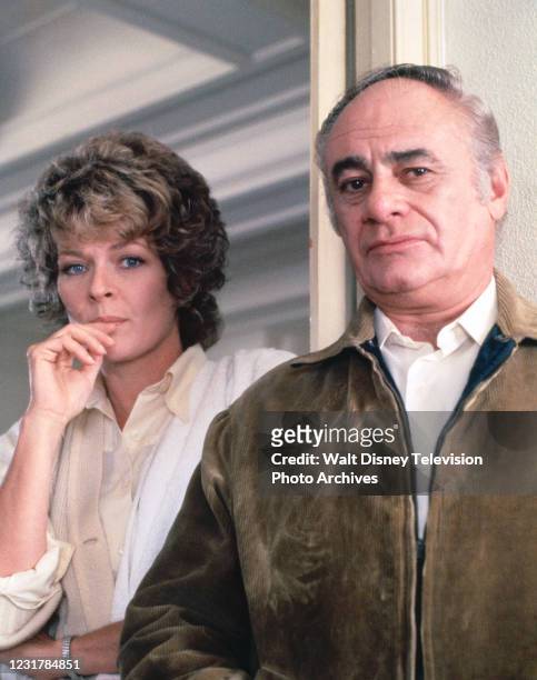 Janet Suzman, Martin Balsam appearing in the ABC tv movie 'The House on Garibaldi Street'.