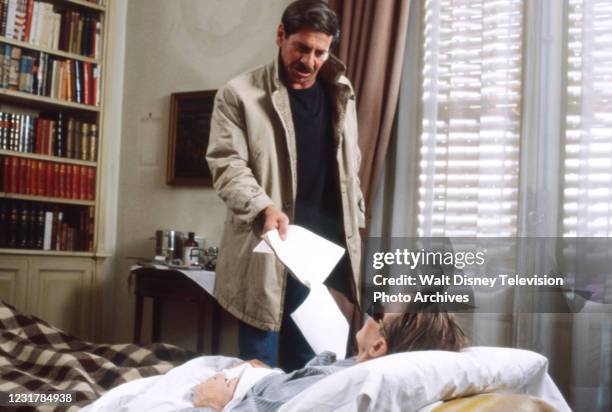 Topol, Alfred Burke as Adolf Eichmann appearing in the ABC tv movie 'The House on Garibaldi Street'.