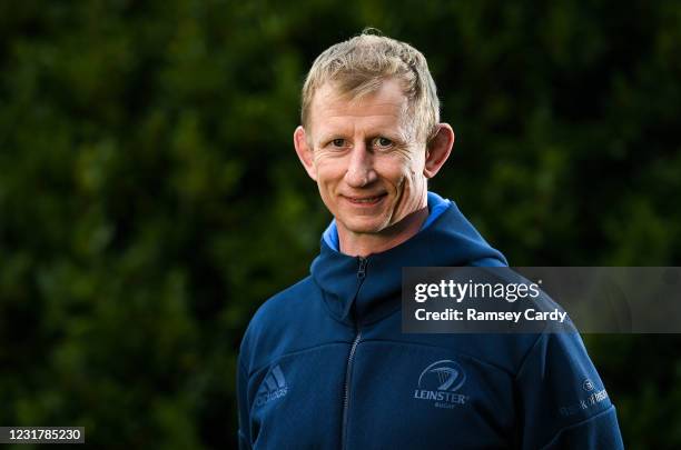 Dublin , Ireland - 16 March 2021; Head coach Leo Cullen at Leinster Rugby Headquarters in Dublin. Leinster Rugby and the IRFU have confirmed a new...