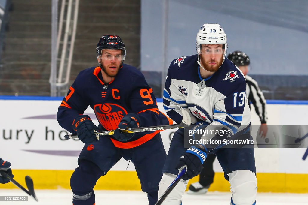NHL: MAR 18 Jets at Oilers