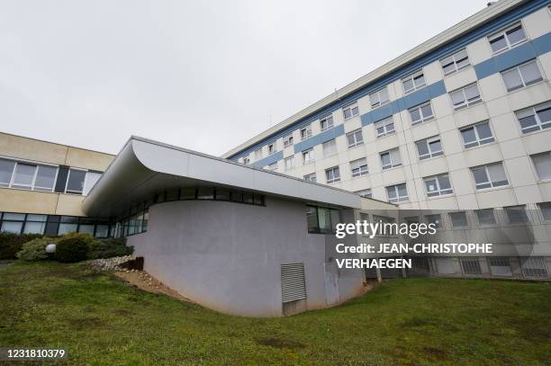 Picture taken on March 19 in Epinal, northeastern France shows the former Emile-Durkheim hospital.