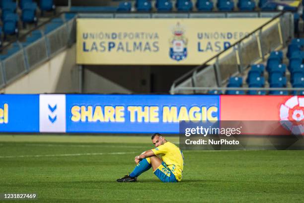 Jese of UD Las Palmas during the Liga SmartBank match between UD Las Palmas and Girona FC at Estadio de Gran Canaria in Las Palmas de Gran Canaria,...