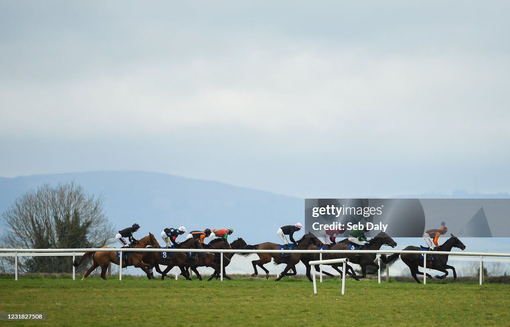 Thurles Racing Tipperary , Ireland - 20 March 2021; A view of the field during the ...
