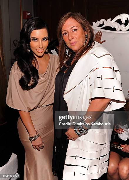 Personality Kim Kardashian and Lorraine Schwartz attend A Night of Style & Glamour to welcome newlyweds Kim Kardashian and Kris Humphries at Capitale...