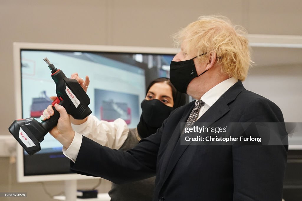 Boris Johnson Touts Defence Policy Vision In Visit To Lancashire