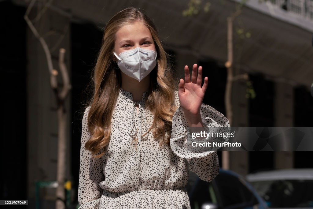 Princess Leonor Attends The 30th Anniversary Of The Cervantes Institute