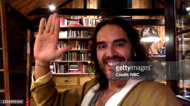 Episode 1430 -- Pictured in this screengrab: Comedian Russel Brand during an interview on March 23, 2021 --