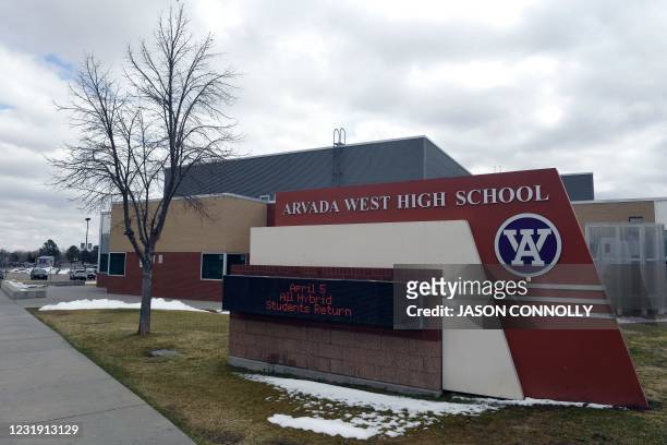 Arvada West High School in Arvada, Colorado, the high school attended by Ahmad Al Aliwi Alissa, the suspect charged in the mass shooting at a King...