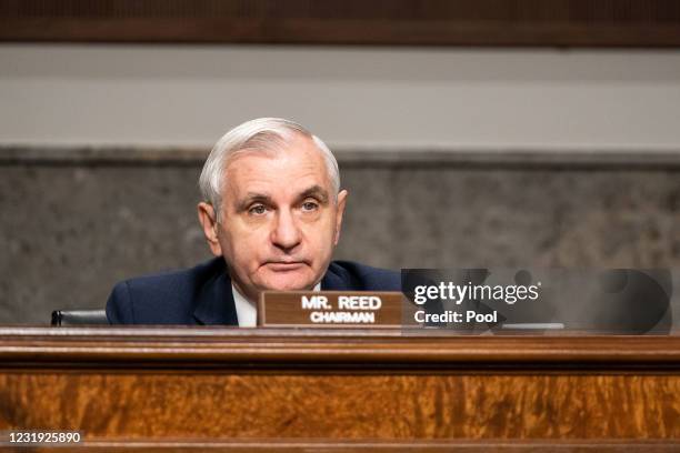 Sen Reed Military Senate Armed Services Committee Hears Testimony Photos and Premium High ...