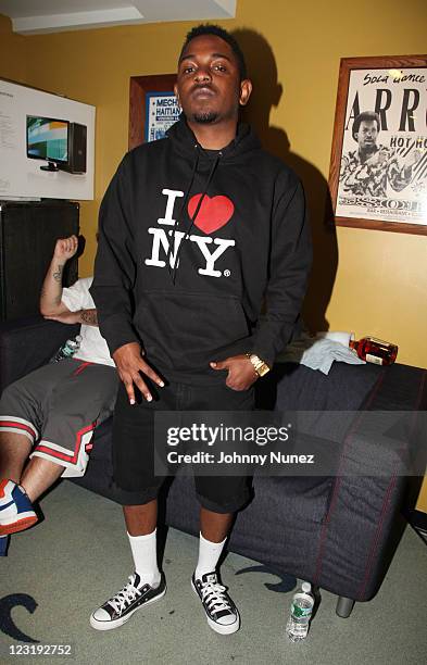 Kendrick Lamar attends S.O.B.'s on August 31, 2011 in New York City.