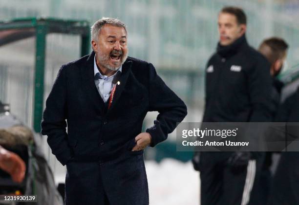 Yasen Petrov, Head coach of Bulgaria during the FIFA World Cup 2022 Qatar qualifying match between Bulgaria and Switzerland at Vasil Levski National...