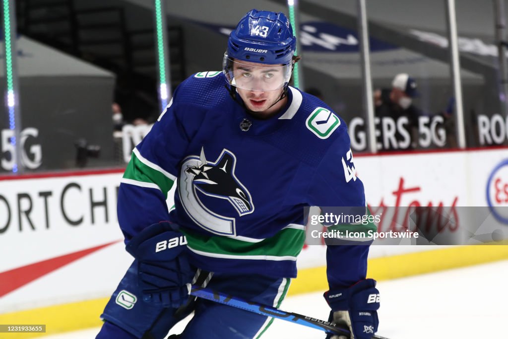 NHL: MAR 24 Jets at Canucks