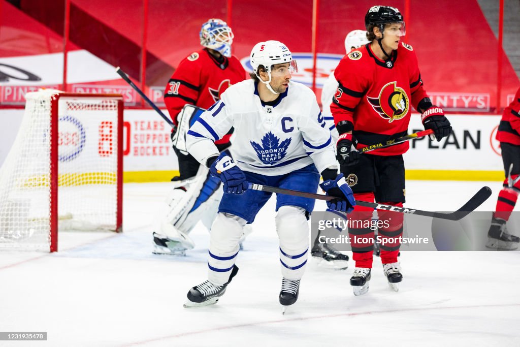 NHL: MAR 25 Maple Leafs at Senators