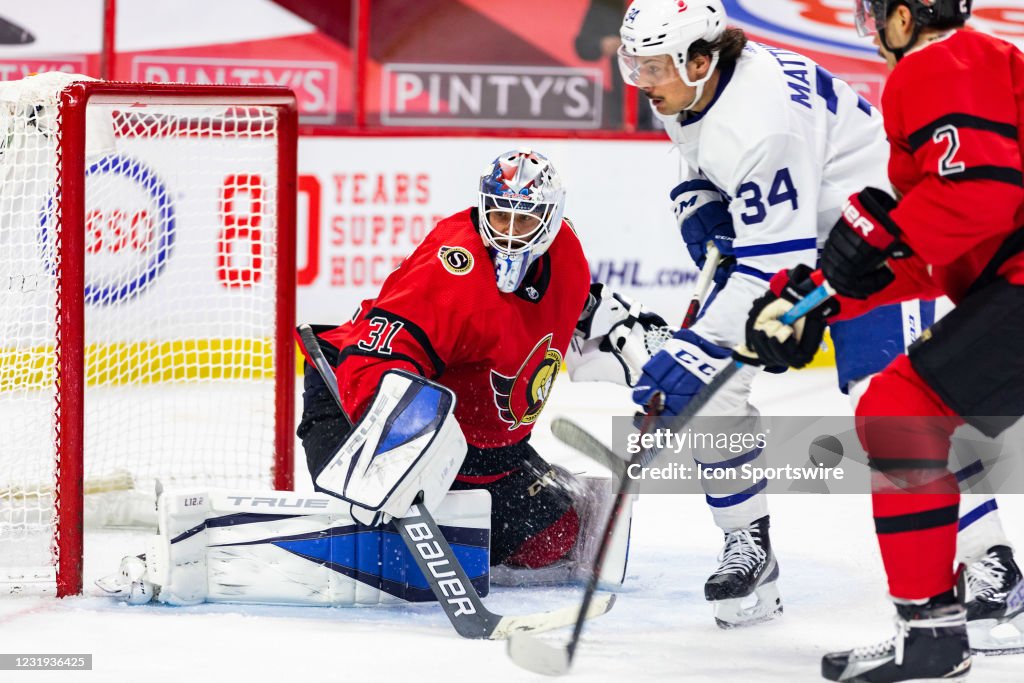 NHL: MAR 25 Maple Leafs at Senators