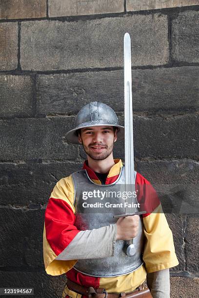 playful guard. - historical reenactment stock pictures, royalty-free photos & images