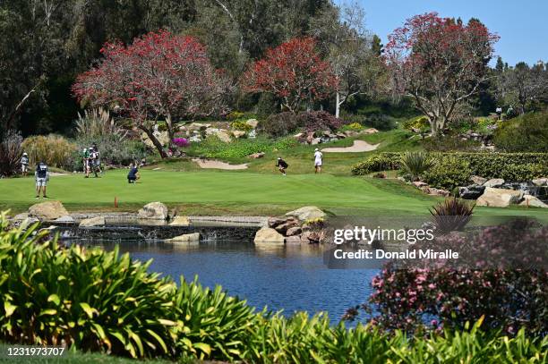 General view of the 3rd green during the Round Three of the KIA Classic at the Aviara Golf Club on March 27, 2021 in Carlsbad, California.