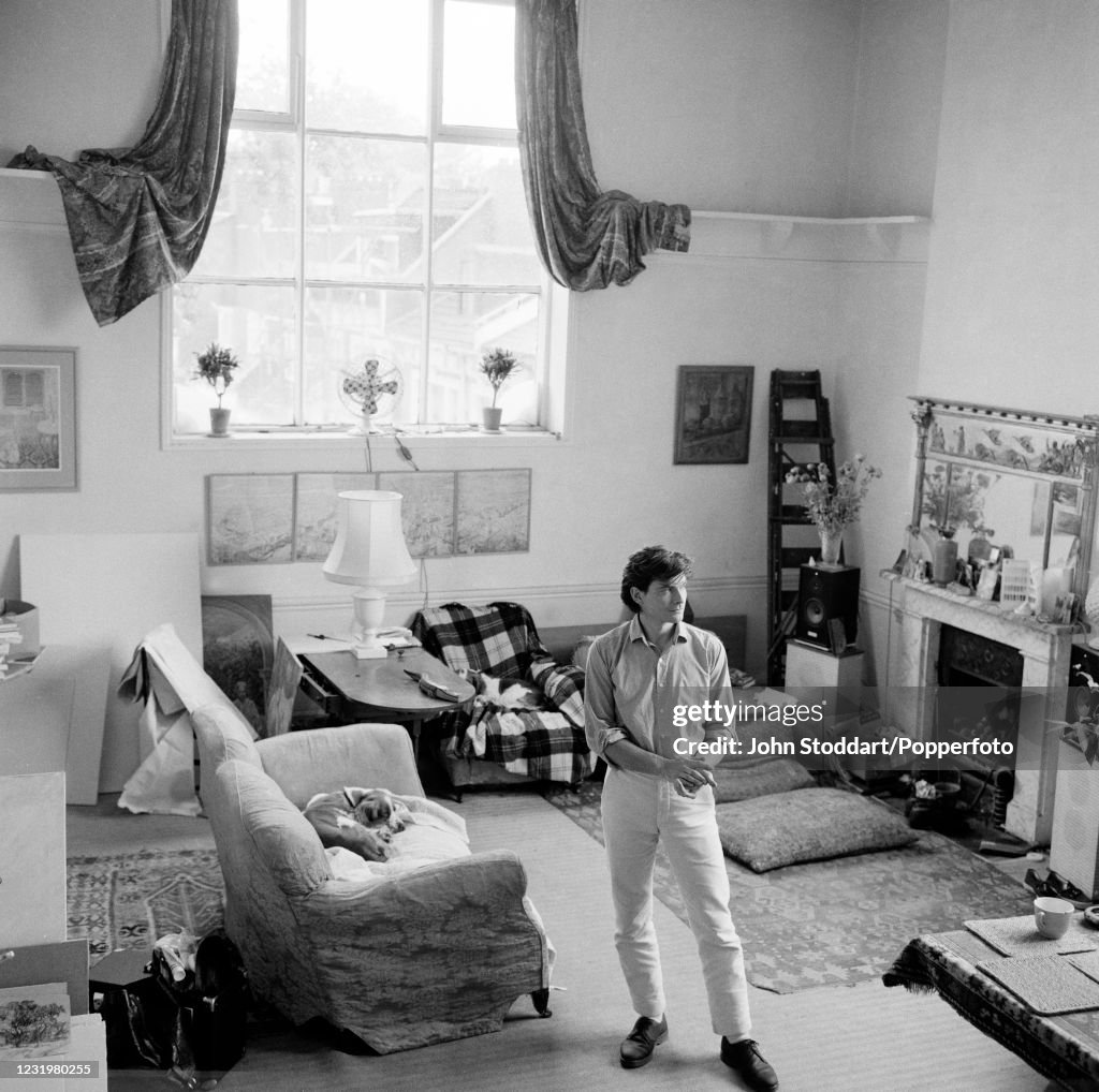 British artist and actor Daniel Chatto, photographed at his home in