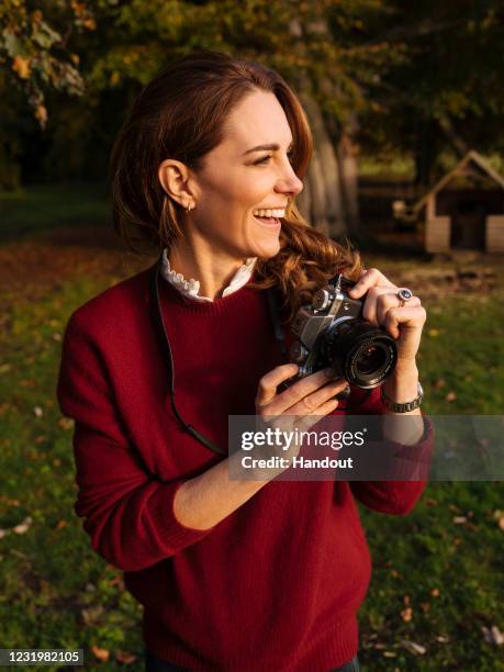 In this handout photo provided by Kensington Palace to accompany the release of a new book 'Hold Still: A Portrait of Our Nation in 2020' by The...