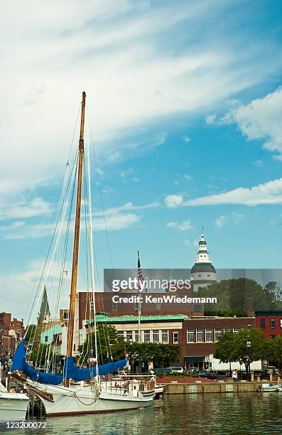 annapolis harbor - annapolis stock pictures, royalty-free photos & images