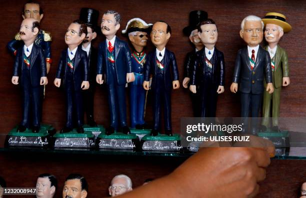 View a figures depicting the last six Mexican Presidents, Carlos Salinas, Ernesto Zedillo, Vicente Fox, Felipe Calderon, Enrique Pena Nieto and...