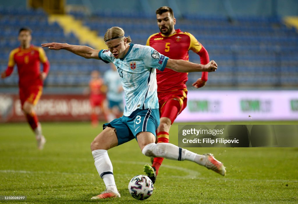 Montenegro v Norway - FIFA World Cup 2022 Qatar Qualifier