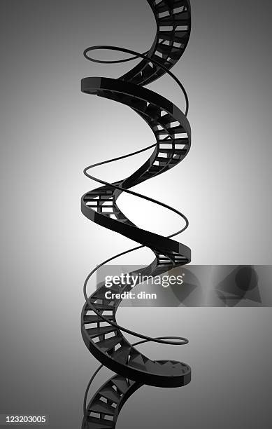 spiral staircase resembling dna - dna spiral stock pictures, royalty-free photos & images