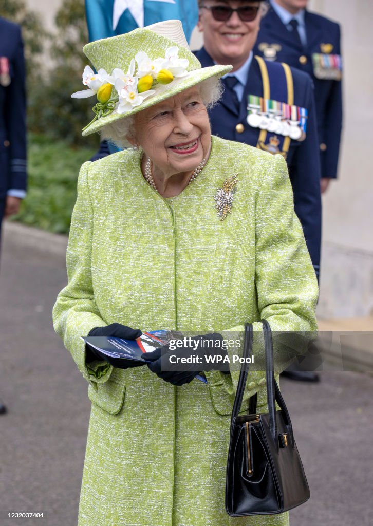 Queen Elizabeth II Visits The Royal Australian Air Force Memorial