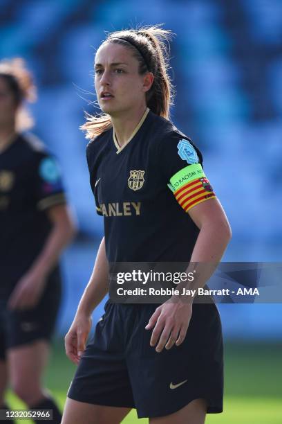 Alexia Putellas of FC Barcelona Femenino during the Second Leg of the UEFA Women's Champions League Quarter Final match between Manchester City Women...