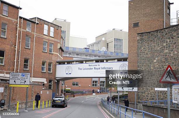 General view of Leicester Royal Infirmary where the high-tech GBP1million 'sick bay', which has been designed to detect the sight, smell and feel of...