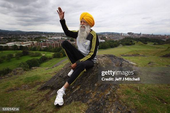 The World's Oldest Marathon Runner Fauja Singh Prepares Ahead Of The Edinburgh Marathon The World's Oldest Marathon Runner Fauja Singh Prepares Ahead Of The Edinburgh Marathon
