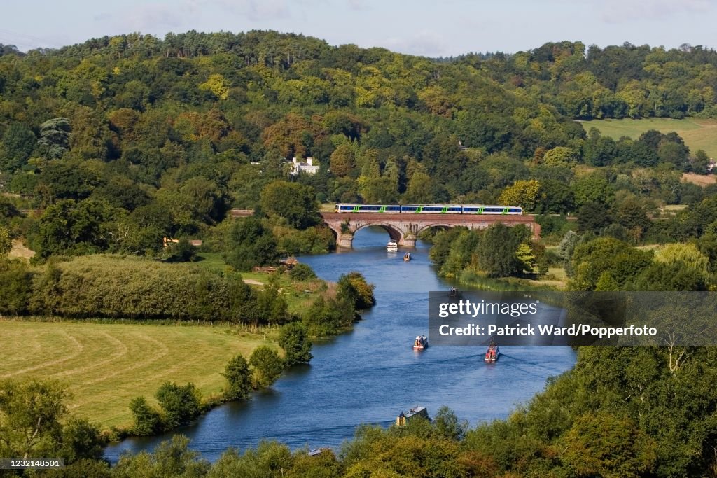 The River Thames At Goring Gap
