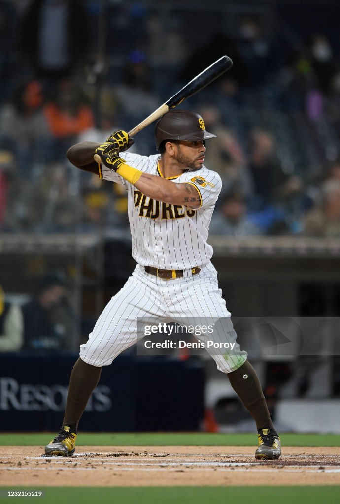 Tommy Pham Of The San Diego Padres Bats During The Second Inning Of A