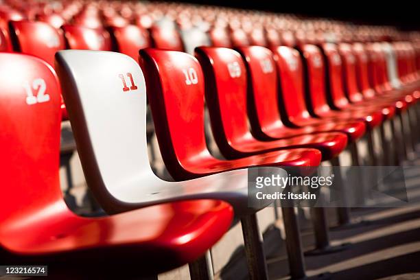 vip stadium seat - tribune stock pictures, royalty-free photos & images