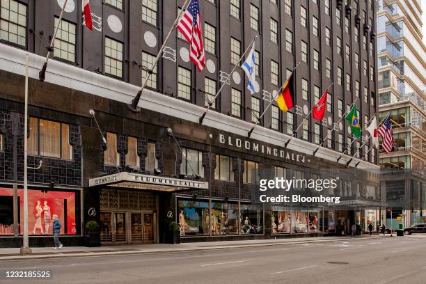 Bloomingdale's department store on Lexington Avenue in New York, U.S., on Wednesday, April 7, 2021. There's much at stake for New York City, where...