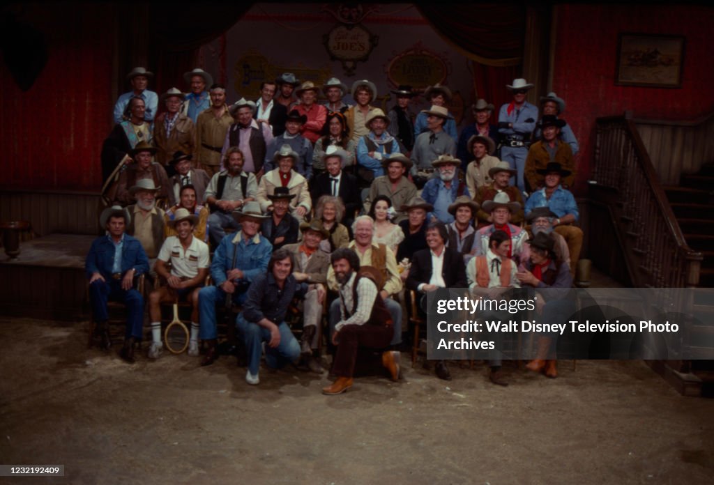 Group Photo Of All The Guests For 'When The West Was Fun: A Western Reunion'