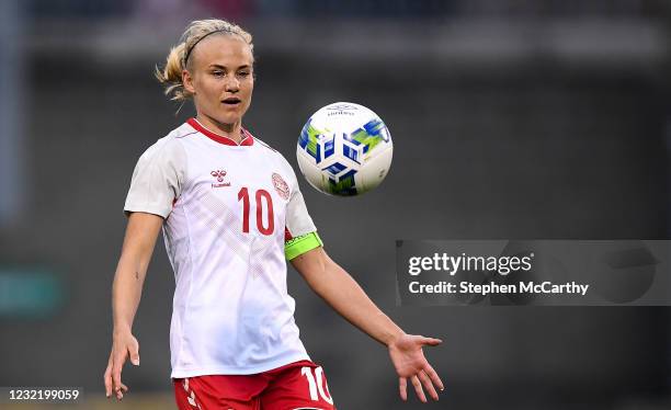 Dublin , Ireland - 8 April 2021; Pernille Harder of Denmark during the women's international friendly match between Republic of Ireland and Denmark...